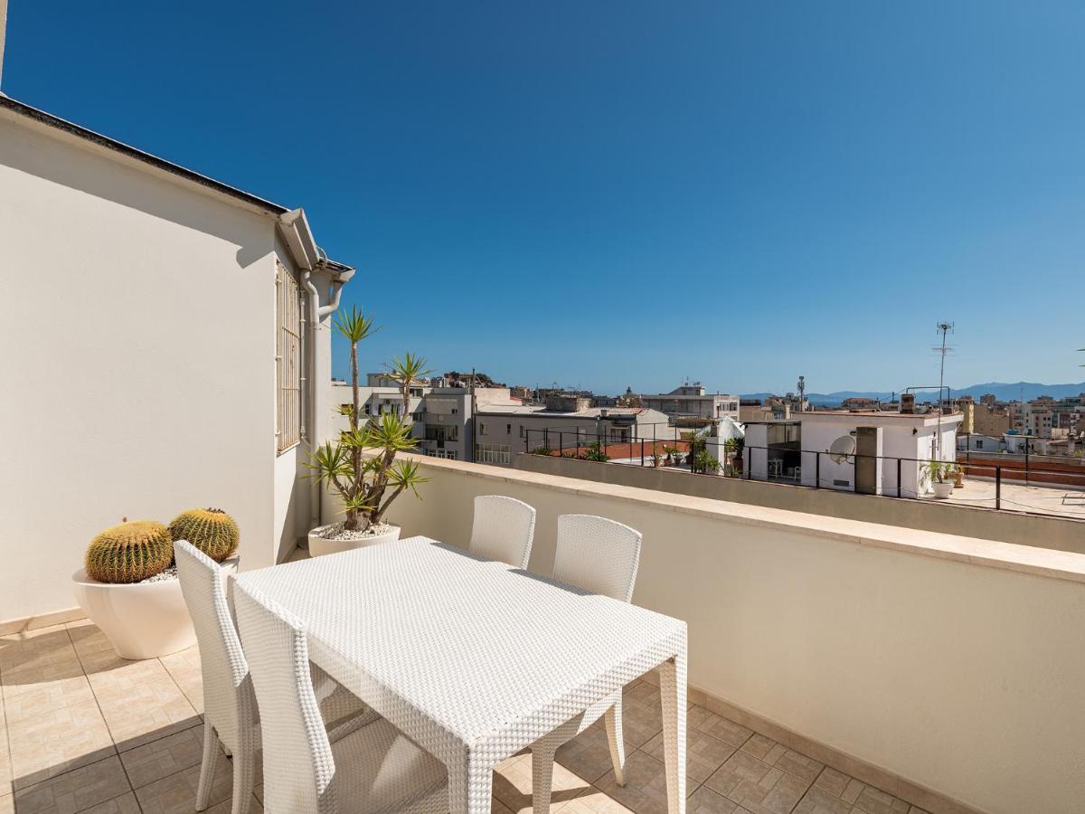 Ferienwohnung Penthouse Center Cagliari Exterior foto