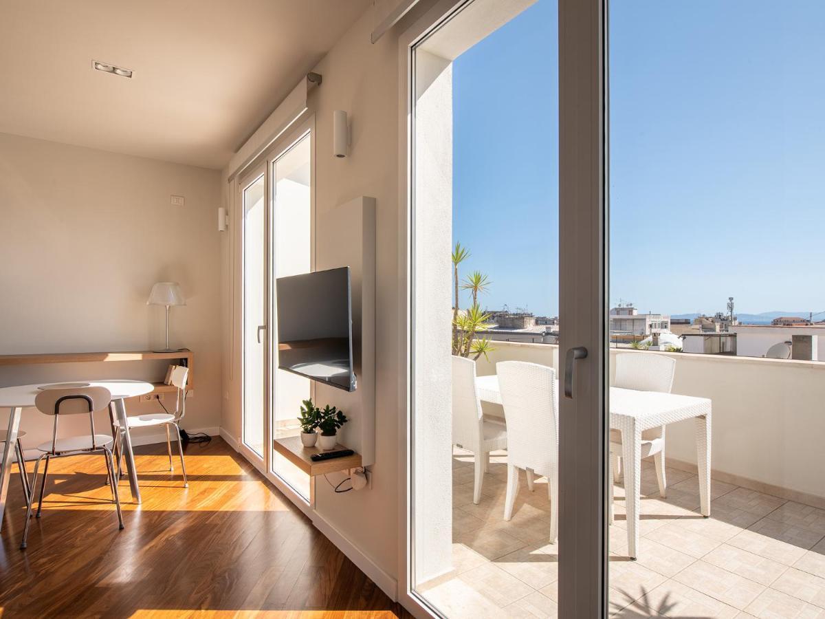 Ferienwohnung Penthouse Center Cagliari Exterior foto